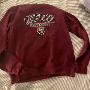 Oxford University sweatshirt!